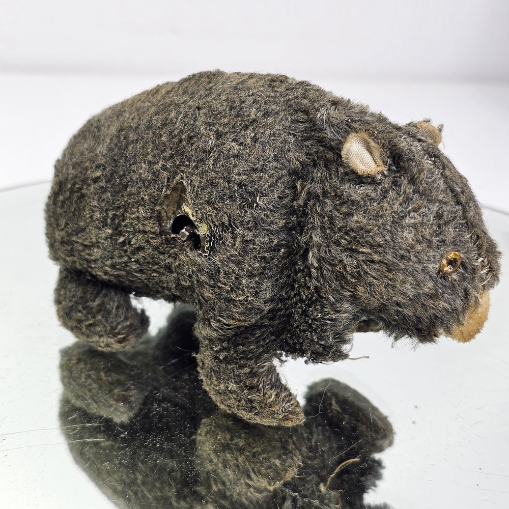 Walking Bear Toy “Made in Occupied Japan” by Modern Toys. 1940s *No Wind Up Key*